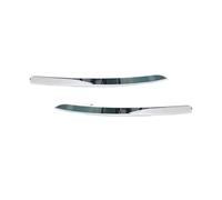 Car Fog Light Grille Grill Chrome Trim For For Sportage R 2011 2012 2013 2014 2015 Accessories Front Bumper FogLight Lip Eyelid Trim Cover Garnish(1 Pair)