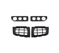 Car Fog Light Grille Grill Taillight Headlight Guards Fog Lamp Protector Cover Trim Light Decoration for Jimny XL GL 2019-2026 Exterior Accessories(S Foglamp Taillight)