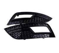 Car Fog Light Grilles For A4 B8 2013 2014 2015 2016 Car Fog Light Lamp Frame Front Bumper Lower Grill Grille Bezel Cover Surround 8K0807682K 8K0807681K(Pair)