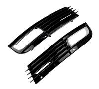 Car Fog Light Grilles For A8 D3 2008 2009 2010 1Pair Car Fog Lamp Frame Grille Front Lower Bumper Under The Middle Painted Surround Bezel 4E0807681