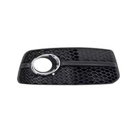Car Fog Light Grilles For Q5 Standard 2009 2010 2011 2012 Car Fog Light Lamp Grill Cover Front Bumper Lower Grille Honeycomb Glossy Black 8T0807681F(Right)