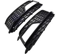 Car fog light housing grille Double Bridge Grill for A5 For S-Line For S5 2013-2017 Fog Light Grilles Cover Front Bumper