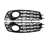 Car Fog Lights Grilles Compatible With A3 8P 2009-2012 1 Pair Car Front Bumper Fog Light Mesh Grille Component Fog Lamp Honeycomb Grille Covers