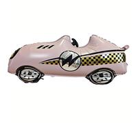 Car Foil Balloon, Pink Car Racing Balloon, Cars Balloon Helium, Birthday Decoration Cars Helium Foil Balloons, Suitable for Boys Birthday Parties, Party Decoration with Racing Theme, Racing Cars