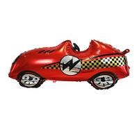 Car Foil Balloon, Red Car Racing Balloon, Cars Balloon Helium, Birthday Decoration Cars Helium Foil Balloons, Suitable for Boys Birthday Parties, Party Decoration with Racing Theme, Racing Cars