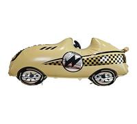 Car Foil Balloon, Yellow Car Racing Balloon, Cars Balloon Helium, Birthday Decoration Cars Helium Foil Balloons, Suitable for Boys Birthday Parties, Party Decoration with Racing Theme, Racing Cars