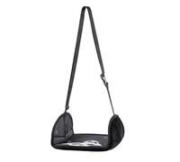 Car Foot Hammock - Cartoon Panda Design Rear Seat Leg Support Sling, Adjustable Travel Comfort Accessory | Synthetic Leather Vehicle Comfort Rest System, Long Fatigue Relief Suspension Foot Pl
