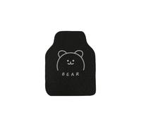 Car Foot Mat Silk Circle Cartoon Bear Rabbit Universal Single Piece Of The Main Driver Anti-Dirty Decorative Anti Slip Mat Carpet(Front Row)