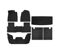 Car Foot Pads Car Floor Carpet For Pilot 2023 2024 Full Car Mats Carpet All Weather Liner Set Interior Trunk Mats Cargo Liner Backrest Mat Full Coverage Liner Mat Mats Carpet(Black 1)