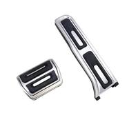 Car Foot Pedal 2x Car Pedals Pads Cover For Q3 For A3 8P 2004~2013 Stainless Steel Non-slip Gas Accelerator Brake Pedal Cover Foot Pedal Pad Covers