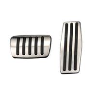 Car Foot Pedal Car Accessories Gas brake pedal case For Chevrolet For Chevy For Malibu For Equinox For Trax ONIX Impala 2009-2019 Pad Covers(Steel No Clip AT2piece)