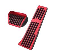 Car Foot Pedal Car Pedal Cover Aluminum Pedal Pads For BMW 1 2 3 4 5 6 7 Series For X3 For X4 For X5 For X6 For X7 2012-2022 Foot Pedal Pad Covers(Red)