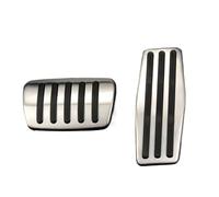 Car Foot Pedal Car Pedal Pad Cover FOR Chevrolet FOR Chevy Cruze MK1 FOR Malibu MK8 XL FOR Equinox MK3 FOR Trax Aveo 2009-2019 Pad Covers(Steel No Clip AT2piece)