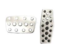 Car Foot Pedal Car Pedal Pad Cover FOR Chevrolet FOR Chevy Cruze MK1 FOR Malibu MK8 XL FOR Equinox MK3 FOR Trax Aveo 2009-2019 Pad Covers(Aluminium NO Clip AT)