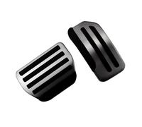 Car Foot Pedal Car Pedal Pads For Nissan Juke For Leaf 2011 2012 2013 2014 2015-2018 Stainless Steel Auto Pedals Protection Cover Foot Pedal Pad Covers(AT 2piece)