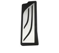 Car Foot Pedal Pads for BMW 3 Series 4 Series Rest Pedal | Non-Slip Accelerator and Brake Pedal Pads Metal Rubber Pedal Cover Set Sporty Car Interior Accessories