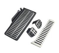 Car Foot Pedal Stainless Steel AT MT Car Pedals For VW CC For Passat B6 B7 R36 For Line LHD Auto Pedal Cover Pad Covers(Black)