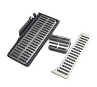 Car Foot Pedal Stainless Steel AT MT Car Pedals For VW CC For Passat B6 B7 R36 For Line LHD Auto Pedal Cover Pad Covers(WHITE)