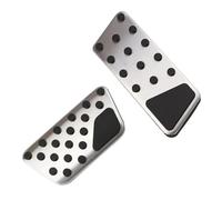 Car Foot Pedal Stainless Steel Car Accelerator Brake Pedals Slip Resistance Cover For Jeep For Wrangler JL 2018-2020 2021 JK 2007-2017 Pad Covers(JK07-17 AT pedal)