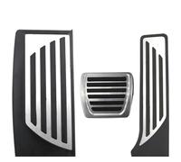 Car Foot Pedal Stainless Steel Car Accelerator Gas Brake Pedal Clutch Pedal For Alfa For Romeo For Stelvio 2016 2017 2018 2019 2020 Foot Pedal Pad Covers(At with rest for sed)