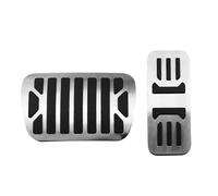 Car Foot Pedal Stainless Steel Car Gas Brake Pedals For JAGUAR For XF 08-16 XJ IV X351 09-16 XJL 09-16 XE 14-16 Anti-slip AT Pedal Cover Pad Covers