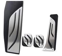 Car Foot Pedals AT MT Accelerator Brake Stainless Steel No Drilling Rest Foot Pedal For BMW 3 Series F30 F31 F34 F35 2013~2019