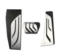Car Foot Pedals For BMW 1 2 3 4Series M3 M4 E87 E90 F20 F21 F30 F32 F36 F80 F82 Car Pedals Foot Rest Brake Accelerator Fuel Pedal Pad Cover Car Non-Slip Pedals(AT with rest)
