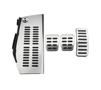 Car Foot Pedals For Golf 4 For Polo For Bora For Beetle For RSi For GTI R32 LHD Car Pedals Stainless Steel Dead Pedal Foot Rest Brake Clutch Pedal(AT without REST)(MT with REST)