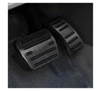 Car Foot Pedals For VW For T-Roc For T ROC For Troc 2018 2019 2020 2021 2022 Accelerator Brake Stainless Steel Non-slip Pedal Pad Brake Pedal Cover(Black)