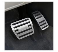 Car Foot Pedals For VW For T-Roc For T ROC For Troc 2018 2019 2020 2021 2022 Accelerator Brake Stainless Steel Non-slip Pedal Pad Brake Pedal Cover(Silver)