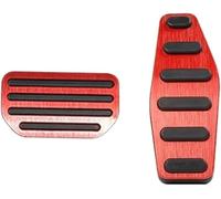 car footrest Car Pedals for Suzuki for sierra JB64 2019-2022 Footrest Pedal Accelerator Fuel Brake(AT 2pcs Red)