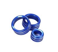 Car For 1 2 3 3GT 4 Series X1 2016 2017 2018 2019 Volume Air Conditioning Knobs Audio Control Ring Button(BLUE)