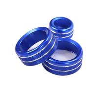 Car For 1 2 3 3GT 4 X1 F30 F34 F20 Air Condition Audio Volume Control Knob Trim Ring(BLUE)