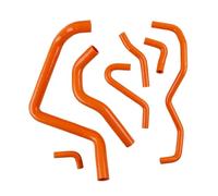 Car for Acura for Integra DB6 DB8 DC2 B18C B18C1 1991-1994 Silicone Radiator Coolant Pipe Tube Hose Set(Orange)