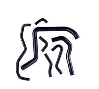 Car for Acura for Integra DB6 DB8 DC2 B18C B18C1 1991-1994 Silicone Radiator Coolant Pipe Tube Hose Set(Black)