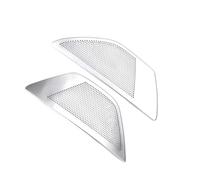 Car For B&MW 5 Series F10 520 525li 528 2014-2017 2Pcs Aluminum Alloy Car Door Stereo Speaker Cover Trim JUNOOS