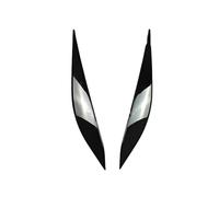 Car For Fiesta MK8 ST ST Line Standard 2017-2021 Front Headlight Lamp Eyelids Eyebrow Cover Stickers Molding Trim