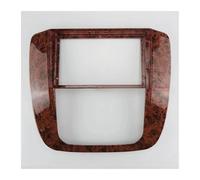 Car For GMC For Yukon For Acadia For Chevy 2007 2008 2009 2010-2012 9 Inch Car Frame Fascia Radio Dash Panel Kit Accessories(Wooden)