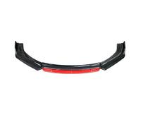 Car For Kia For Optima K5 2011-2022 Front Bumper Lip Side Splitter Diffuser Spoiler Guards For Rio For Soul For Sorento For Forte Accessories(Carbon Look Red)