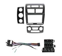 Car For Kia For Sportage MT AC/AT AC 2007-2013 9 Inch Car Radio Fascias Panel Screen Dash Fit Dash Trim Kit Frame Radio Frame(Frame Cable)