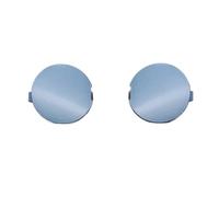 Car For Mazda CX-3 CX3 DK 2014-2023 Front Bumper Tow Hook Cover Trailer Hauling Eye Lid Traction Towing Cap Accessories(1 Pair L and R Bl+ue)