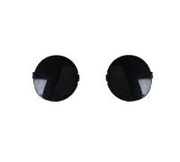 Car For Mazda CX-3 CX3 DK 2014-2023 Front Bumper Tow Hook Cover Trailer Hauling Eye Lid Traction Towing Cap Accessories(1 Pair L and R Black)
