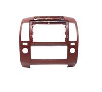 Car For N&issan For Navara D40 For Frontier For Pathfinder Car Frame Fascia Adapter Radio Dash Fitting Panel Kit Radio Frame(Frame A Red)