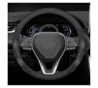 Car For Prius For Yaris For Prius For Raize For Ruse For Auris For Camry Accessories Leather Car Steering Wheel Cover Accessories(Bl-ue leather)