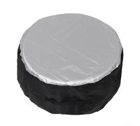 Car For Spare Tire Cover for Suvs - 210d Oxford Fabric Wheel Protective Cover Weather-resistant Uv-fade-proof Fits 13-19 Within 19-23 or Located in Wheels(L)