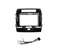 Car For Toyota For Land Cruiser 200 2006 2007-2015 10.1 Inch Car Frame Fascia Adapter Radio Dash Fitting Panel Kit Accessories(Full Set Uv Black)