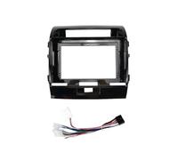 Car For Toyota For Land Cruiser 200 LC200 2006-2015 10.1 Inch Car Frame Fascia Adapter Android Radio Dash Fitting Panel Kit Radio Frame(Bright black Set)