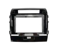 Car For Toyota For Land Cruiser 200 LC200 2006-2015 10.1 Inch Car Frame Fascia Adapter Android Radio Dash Fitting Panel Kit Radio Frame(Bright black)
