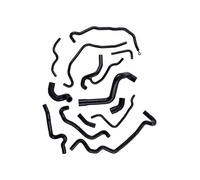 Car for Vauxhall for Astra MK4 GSI Z20LET Car Silicone Radiator Coolant Hose Set