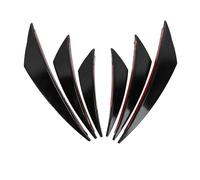 Car For VW For Golf 5 6 7 GTI Car Front Bumper Spoiler Diffuser(Black)